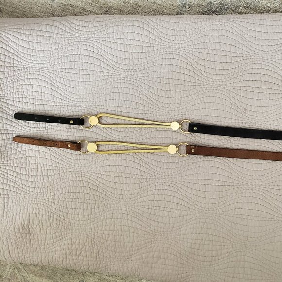 Vintage Pair of Ladies Belts - Picture 1 of 7
